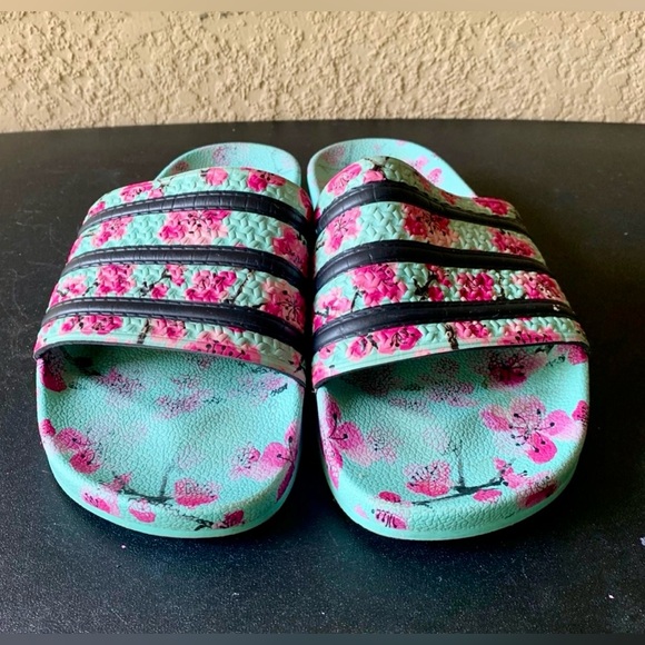 Adidas Adilette X Arizona green tea Slides - Picture 1 of 5